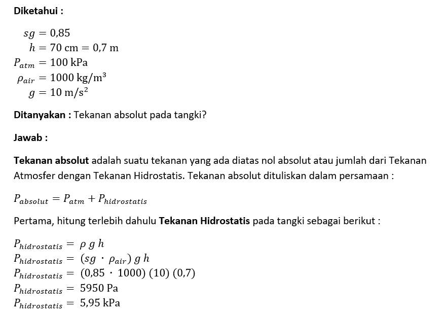 Sebuah Manometer Digunakan Untuk Mengukur Tekanan 7981